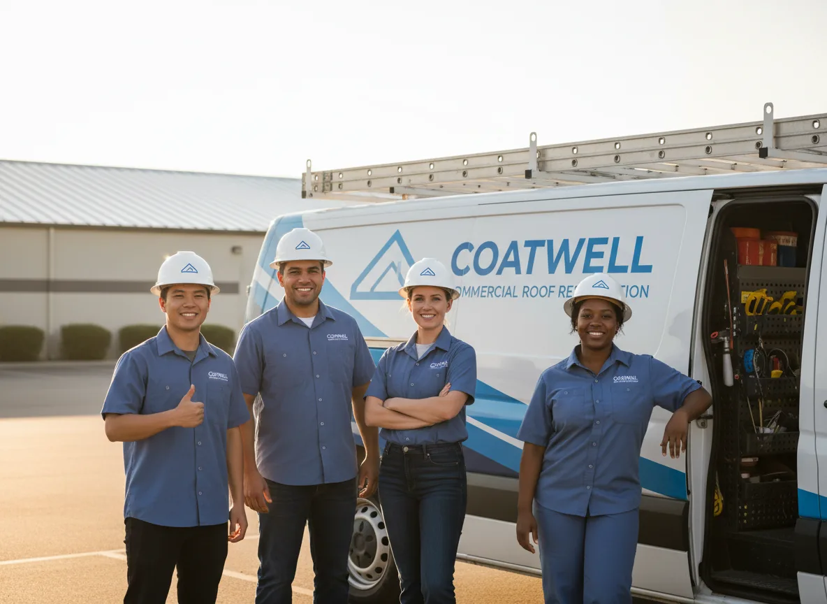 Commercial roof coating company in Papineau, IL